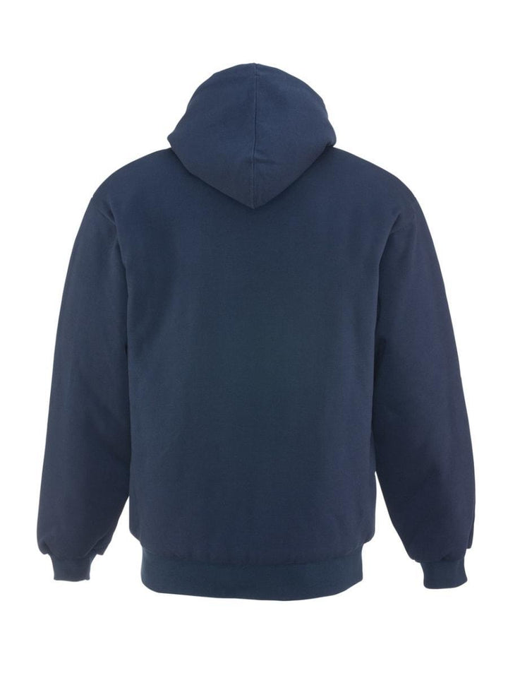 Insulated Quilted Sweatshirt - Navy