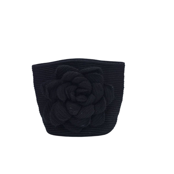 Mini Rose Tote - Black