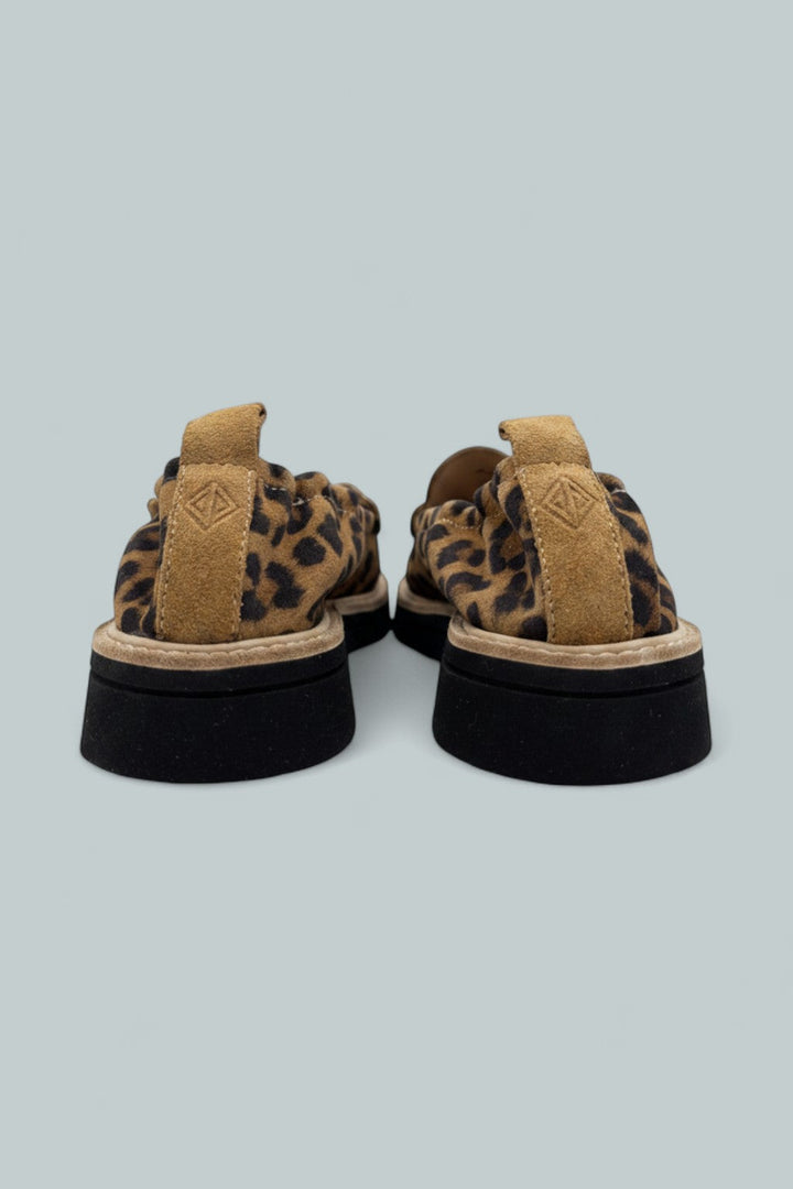 Lomma Casual Loafer with Bit - Leopard Suede