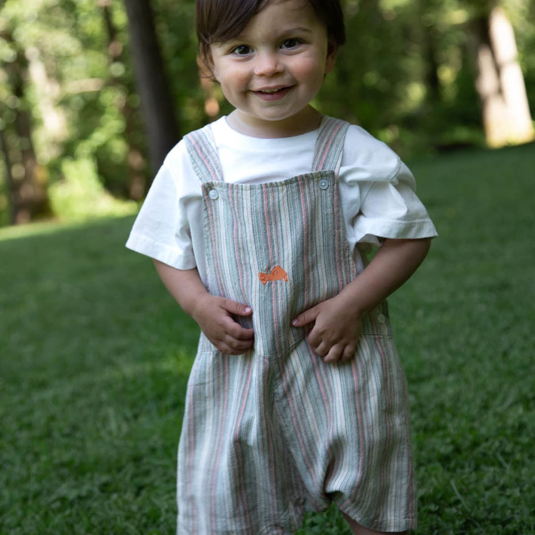 Baby Boy Jumper - Mint Green Stripe