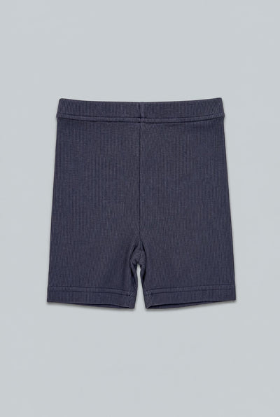 Ribbed Shorts - Black