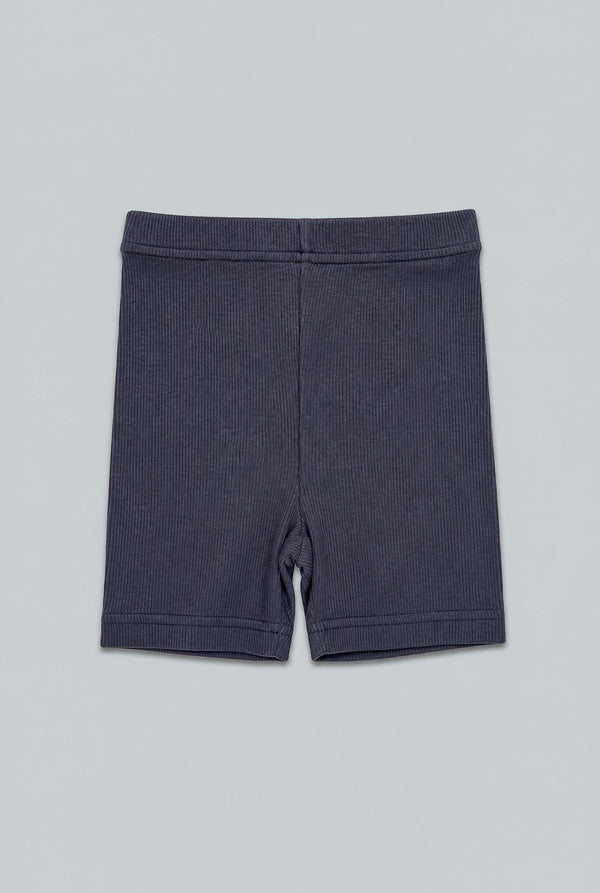 Ribbed Shorts - Black