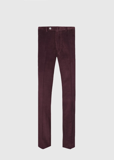 Soft Corduroy Dress Trouser - Plum