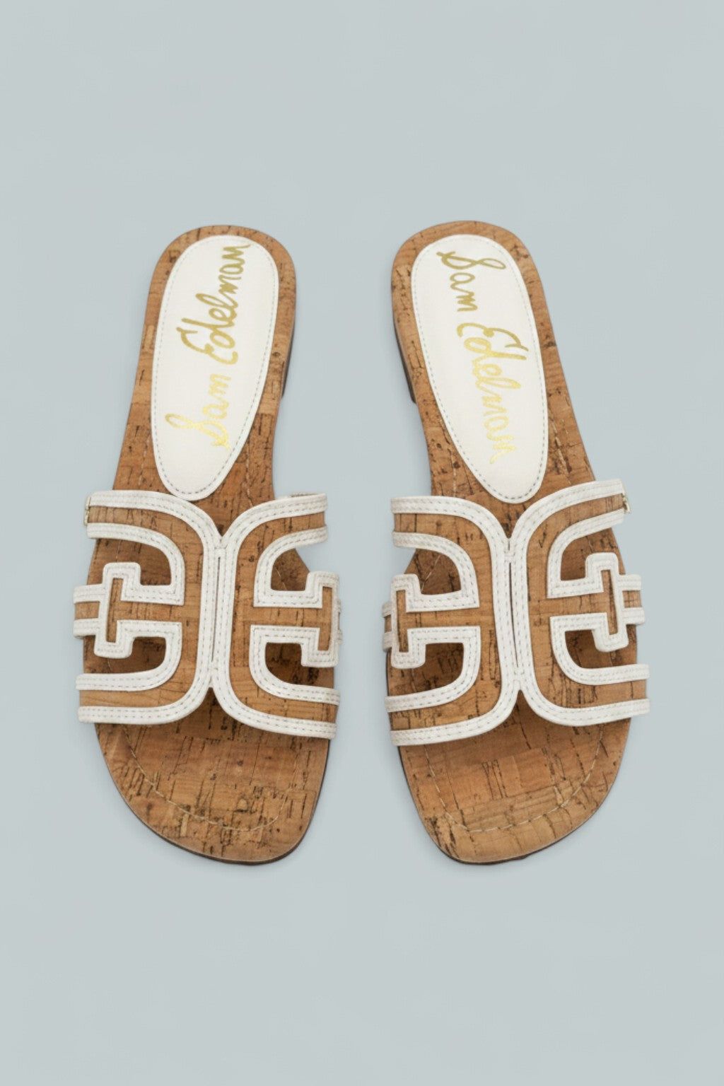 Bay Multi Slide Sandals - Natural Cork Multi
