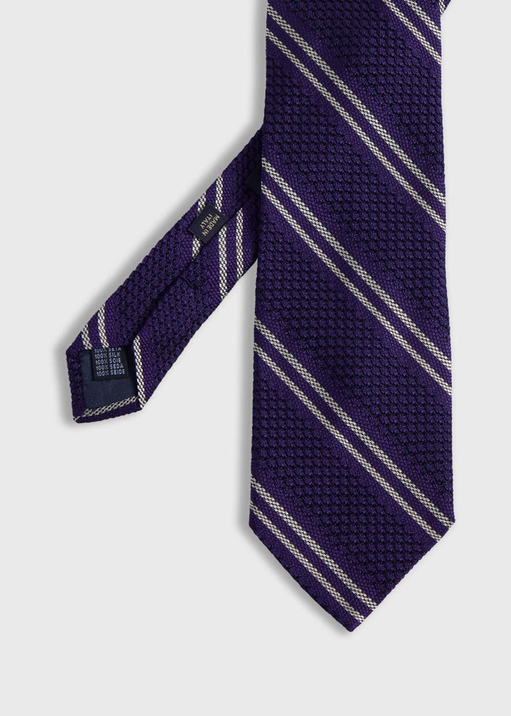 Silk Grenadine Stripe - Purple