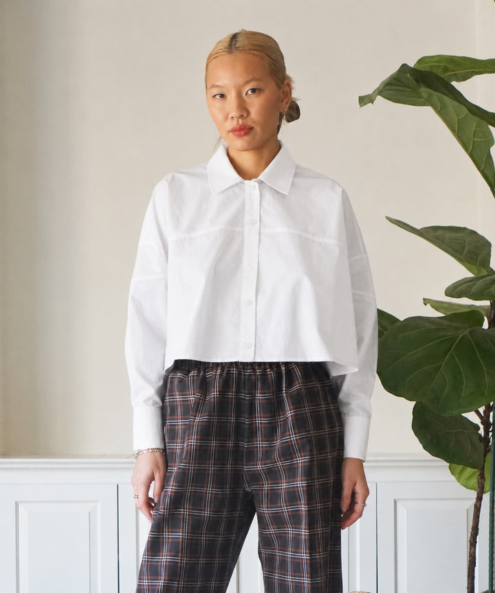 Ellie Button Down - White