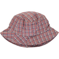 Aiko Hat - Red Tartan Check