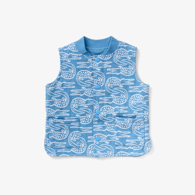 Quilted Snap Vest - Alligator Pacific