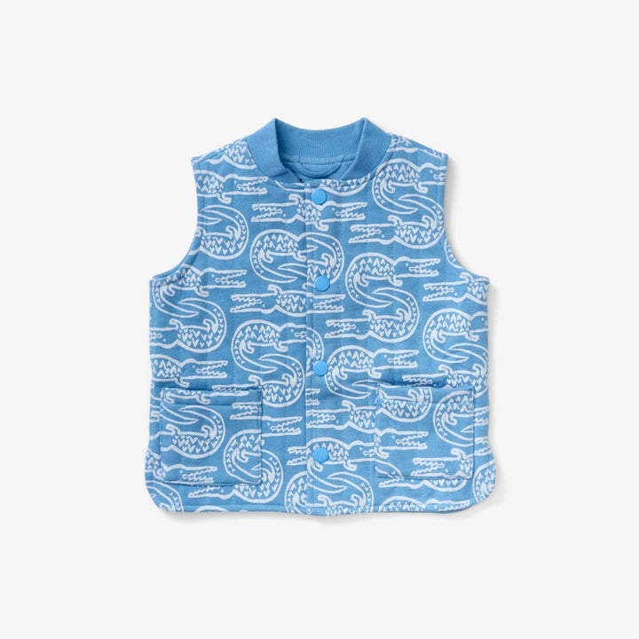 Quilted Snap Vest - Alligator Pacific