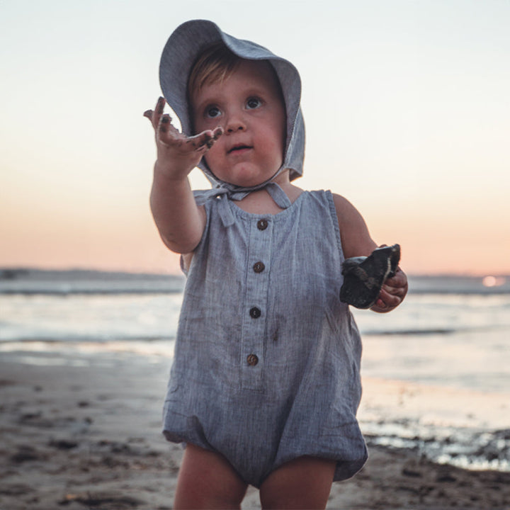 Freedom Romper - French Stripe