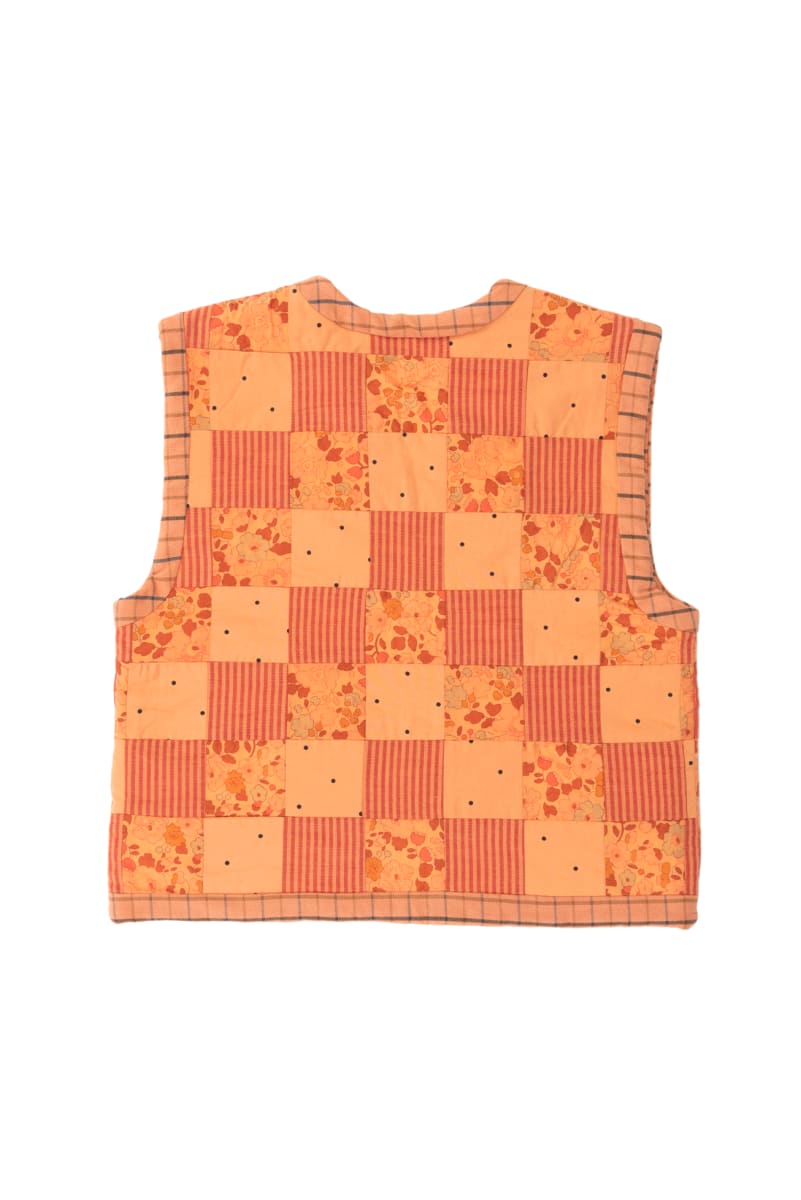 Children's Patchwork Apricot Vest