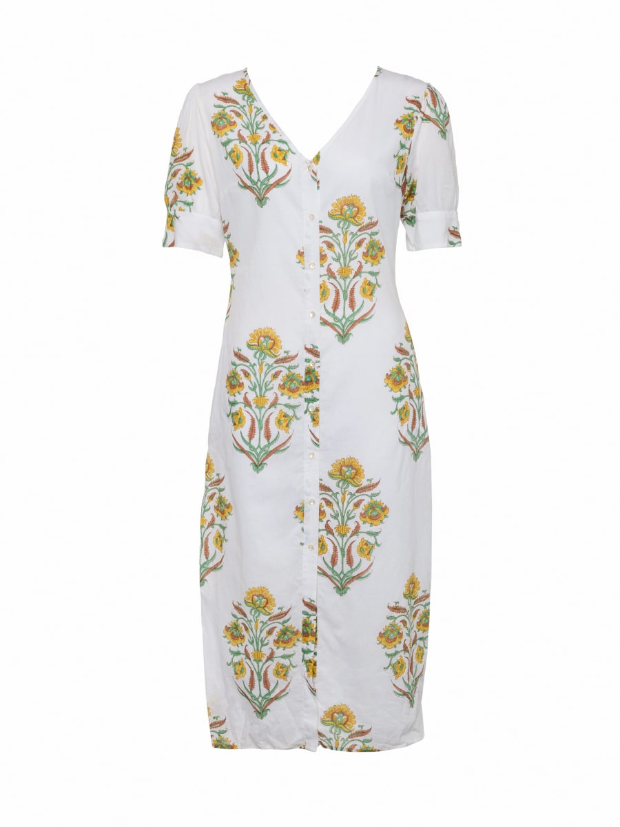 Michal Dress - White Jasper