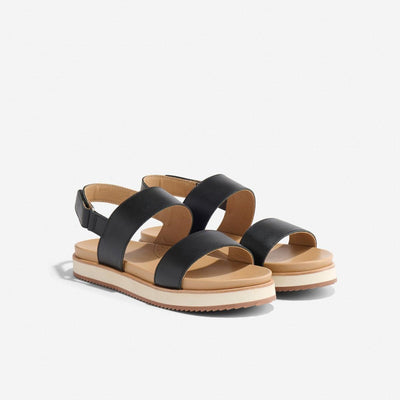 Go-To Flatform Sandal 1.0 - Black - FINAL SALE