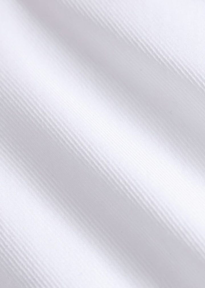 Tab Collar Dress Shirt - White