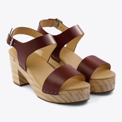 All-Day Open Toe Clog - Brandy - FINAL SALE