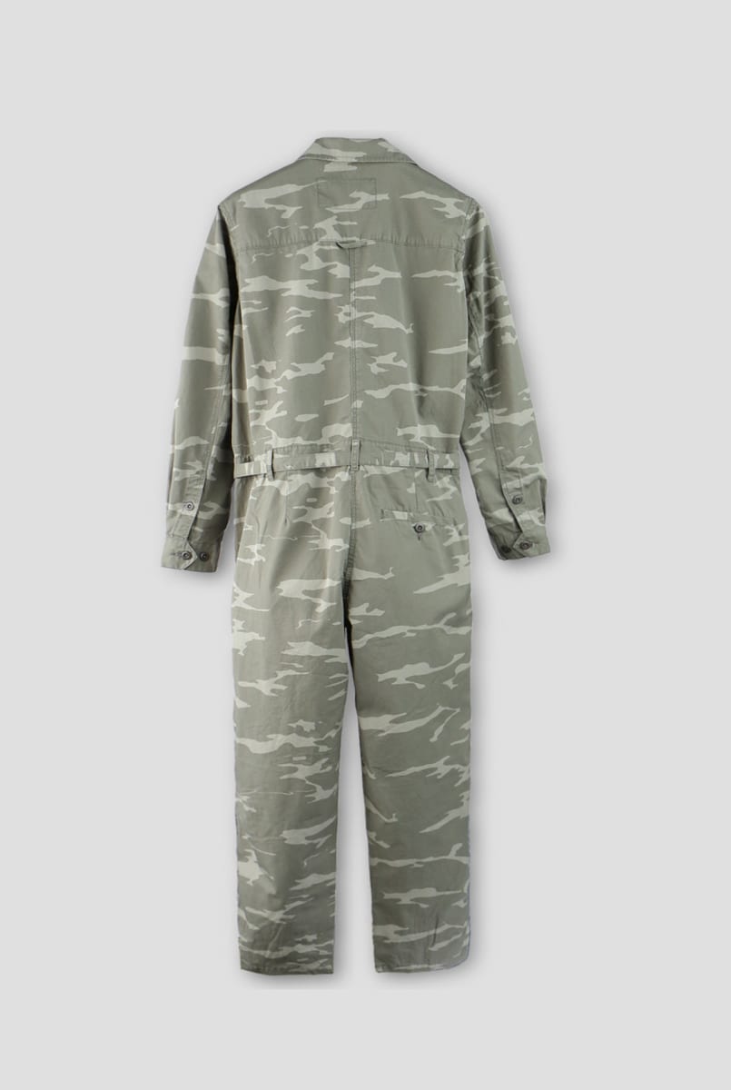 Camo Pilot Jumpsuit - Two Tone Camouflage
