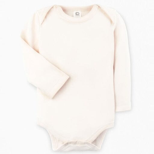 Classic Bodysuit - Long Sleeve - Natural Bodysuits + Onesies Colored Organics 