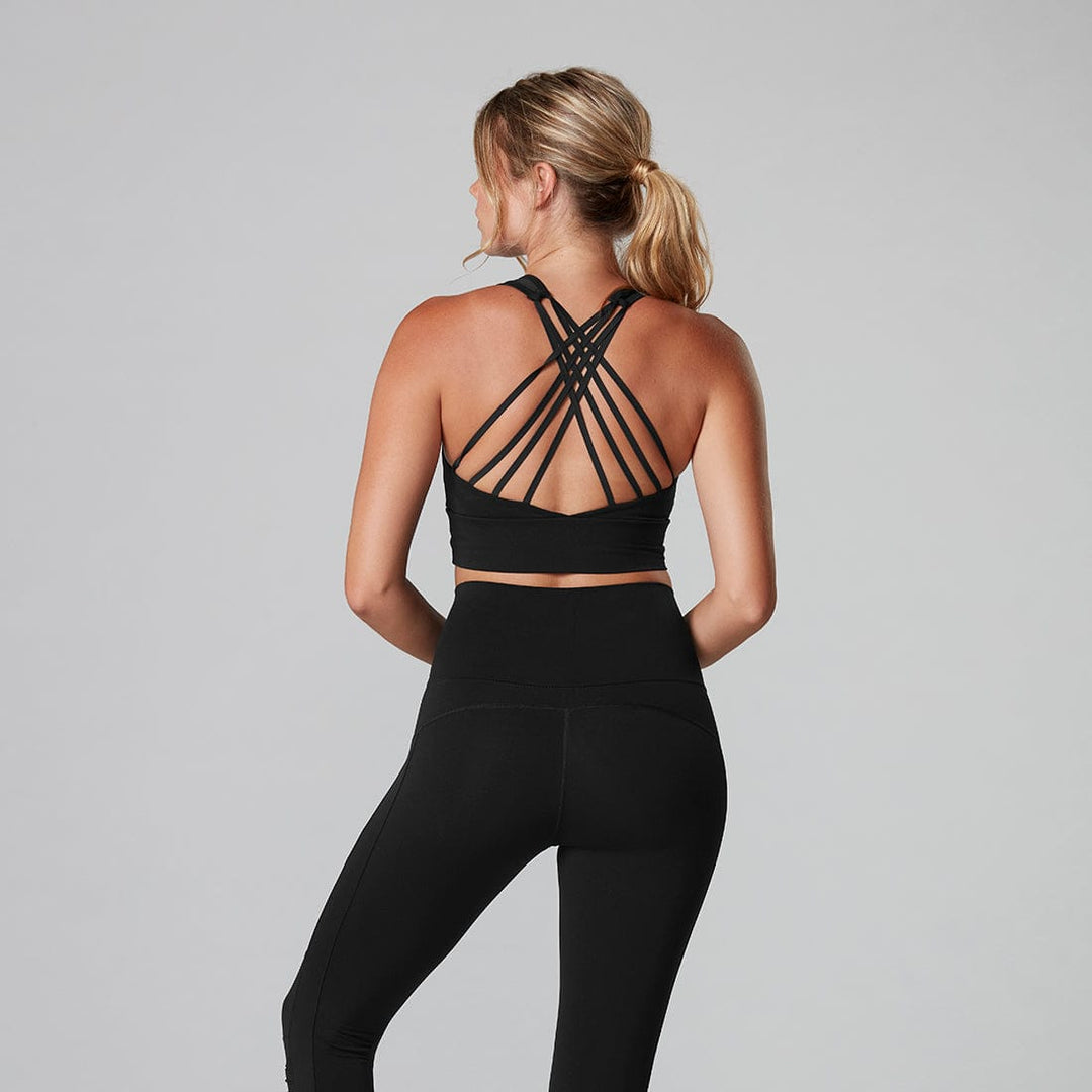 Strappy Bra - Ebony