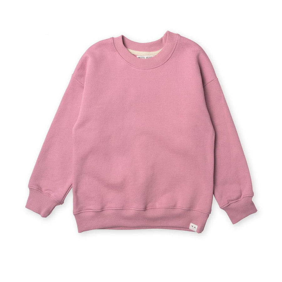 Emil Crew Sweatshirt - Good Pink Sweats Petit Vilains 