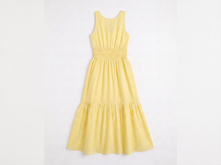 Tiered Maxi Dress - Yellow