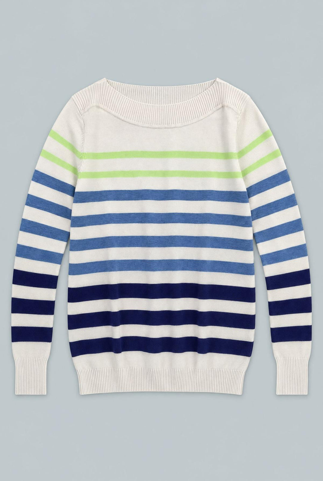 Stripe Boat Neck - Admiral