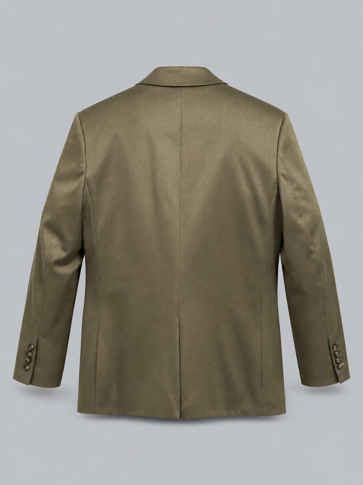 Double-Breasted Blazer - Khaki