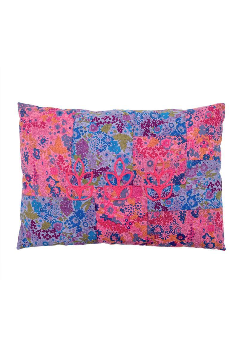 Blueberry-fuchsia cushion