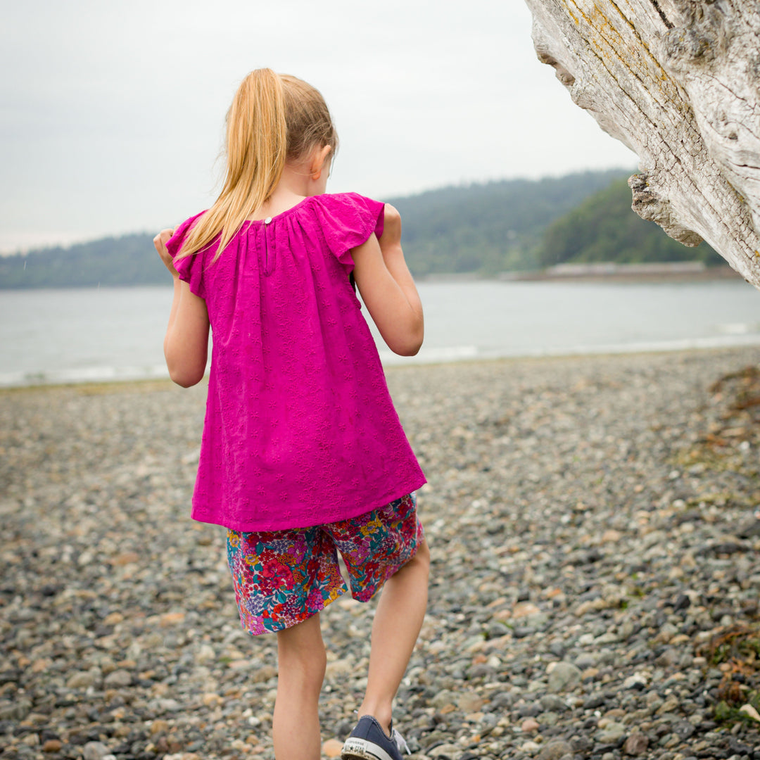 Printed Shorts - Orchid