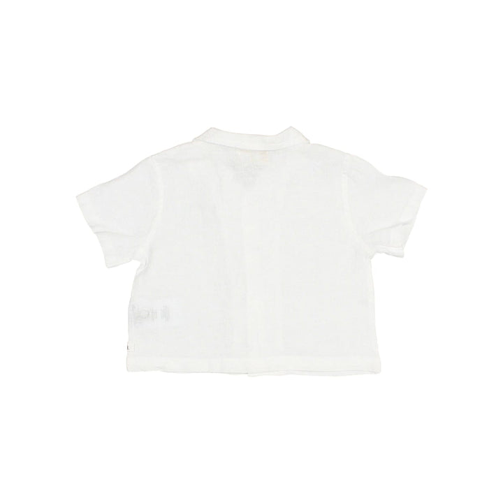 Baby Linen Shirt White