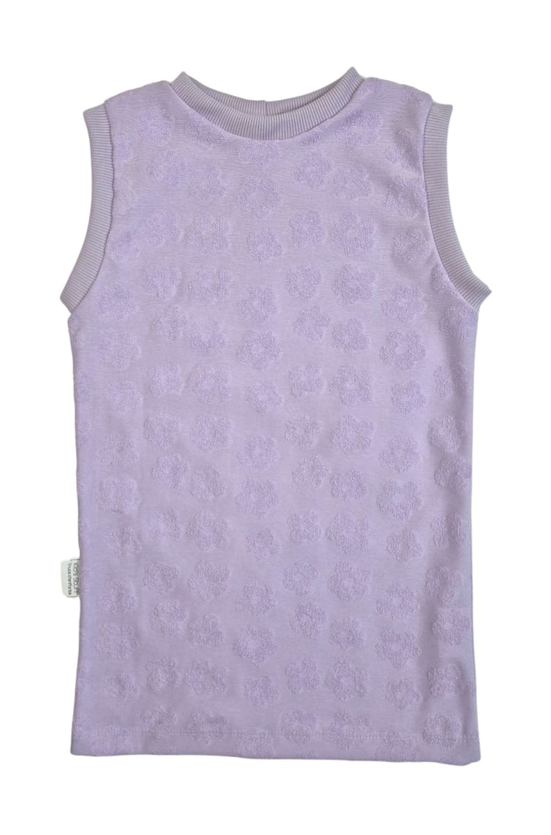 Grow With Me Tunic Dress - Lavender Macaron Flowers