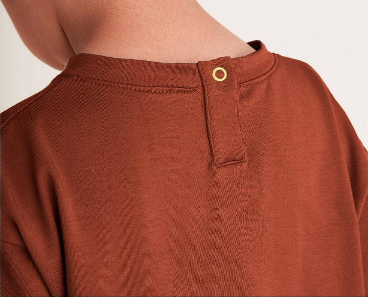 Organic Cotton Tee - Rust