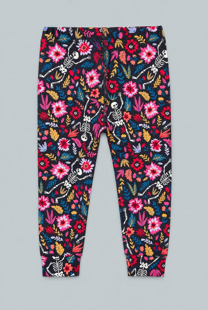 Big Kid Pajama Dia De Los Muertos - Day Of The Dead