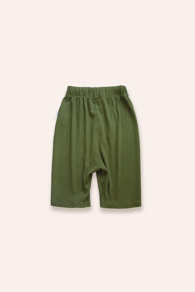 Ecological Ribbed Pants - Green
