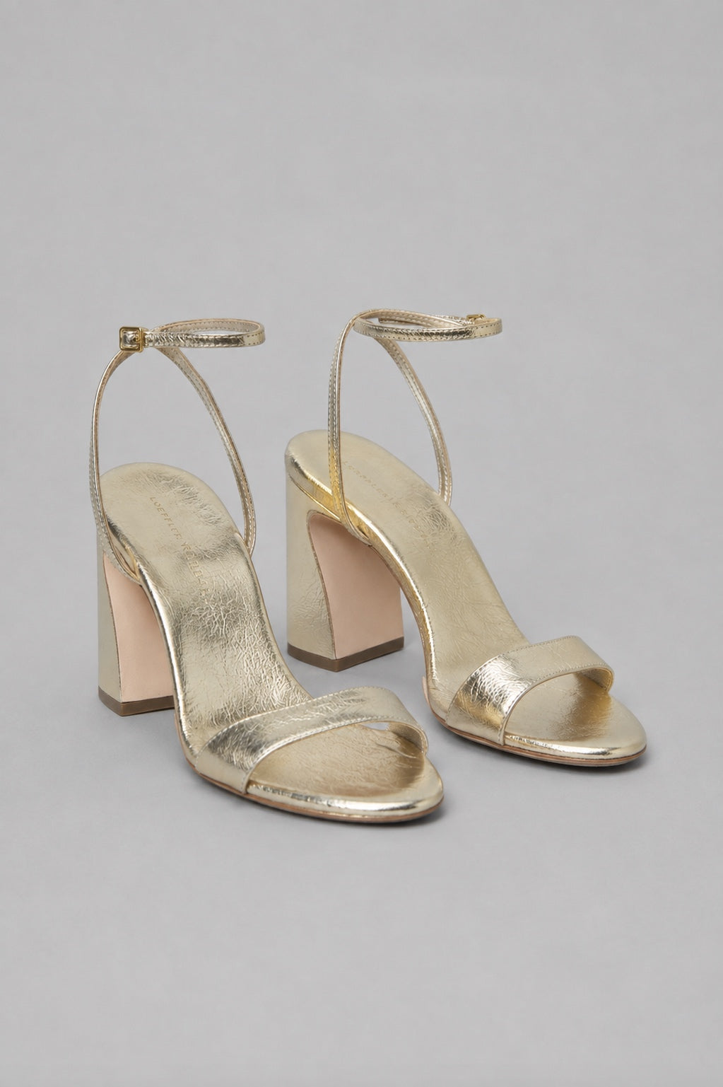 Malia Heeled Sandals - Champagne