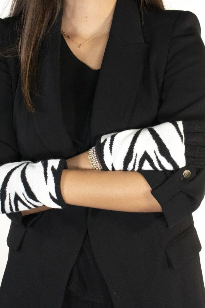 9’’ Gloves In Zebra Design - Zebra - 9’’ - Gloves