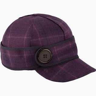The Button Up Cap - Plum Passion