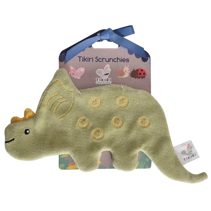 Trice Organic Fabric Dinosaur with Crinkle Toys Tikiri Toys 