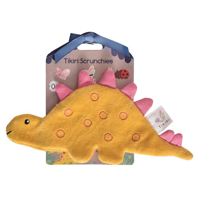 Stego Organic Fabric Dinosaur with Crinkle Toys Tikiri Toys 