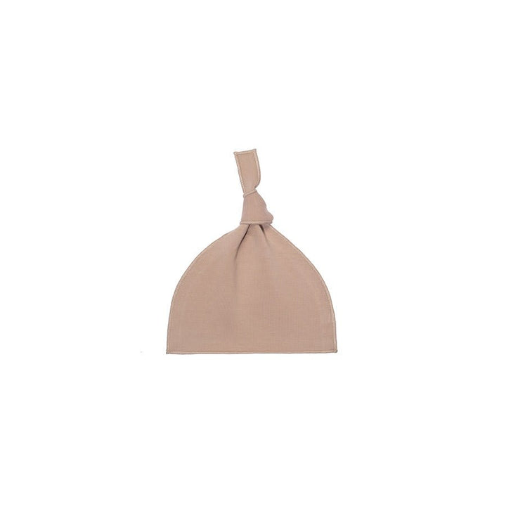 Baby Top Knot Hat - Nude