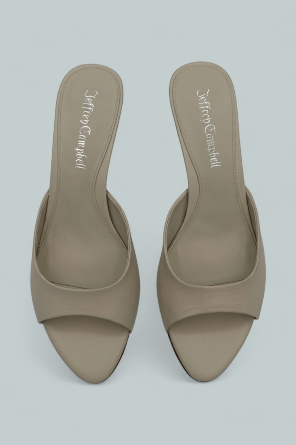 Spy-Kid Kitten Heel Sandals - Bone
