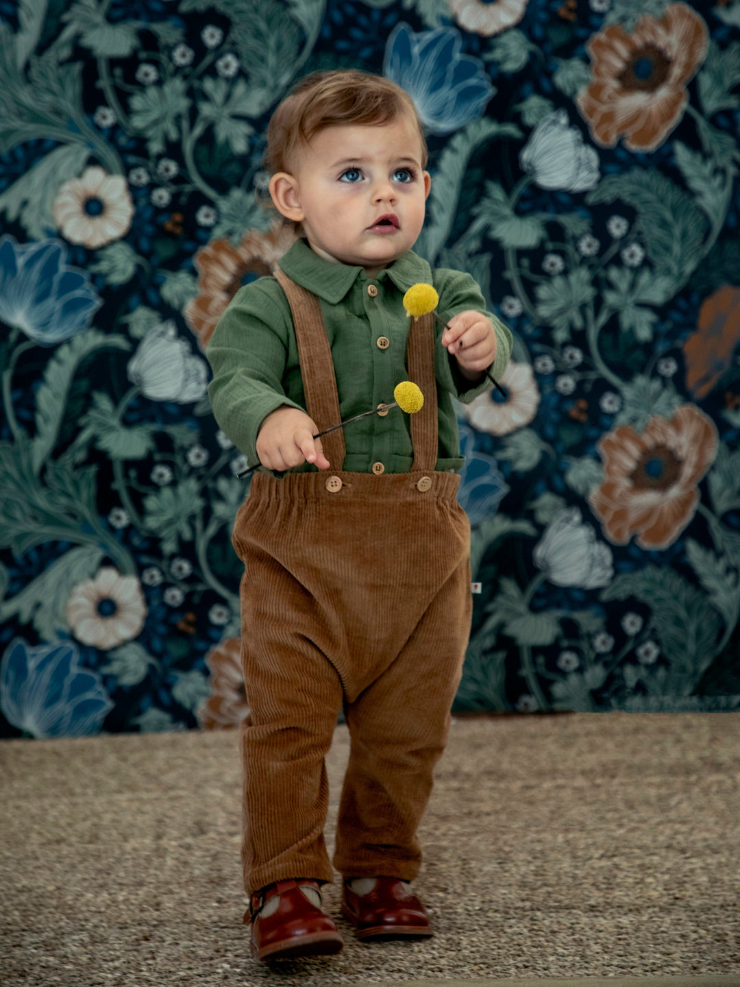 Baby Gabriel Cord Pants - Biscuit