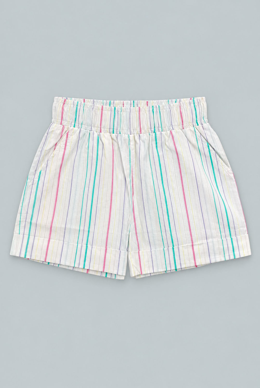 Long Sleeve Woven Pajama Set - Pastel/Multi