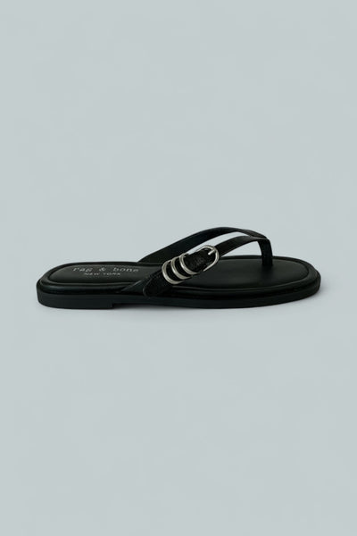 Women's Gia Thong Sandals - Black