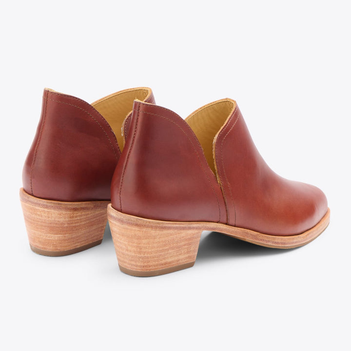 Classic Ankle Bootie - Brandy