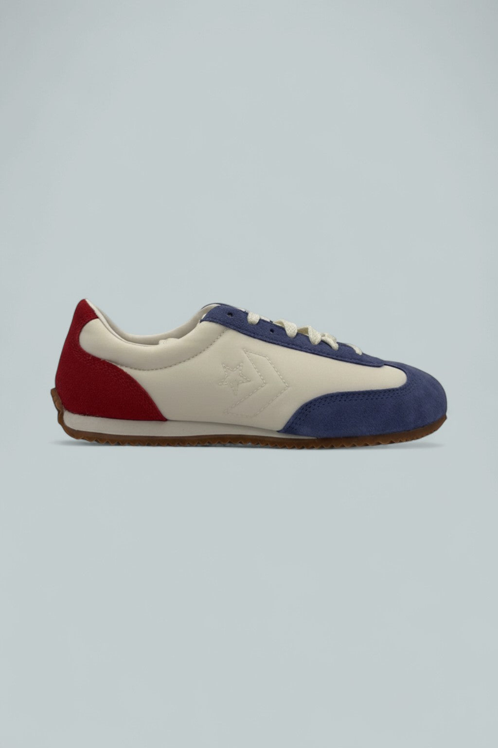 Jogger Ox Low Top Sneakers - Egret/Indigo Storm/Red