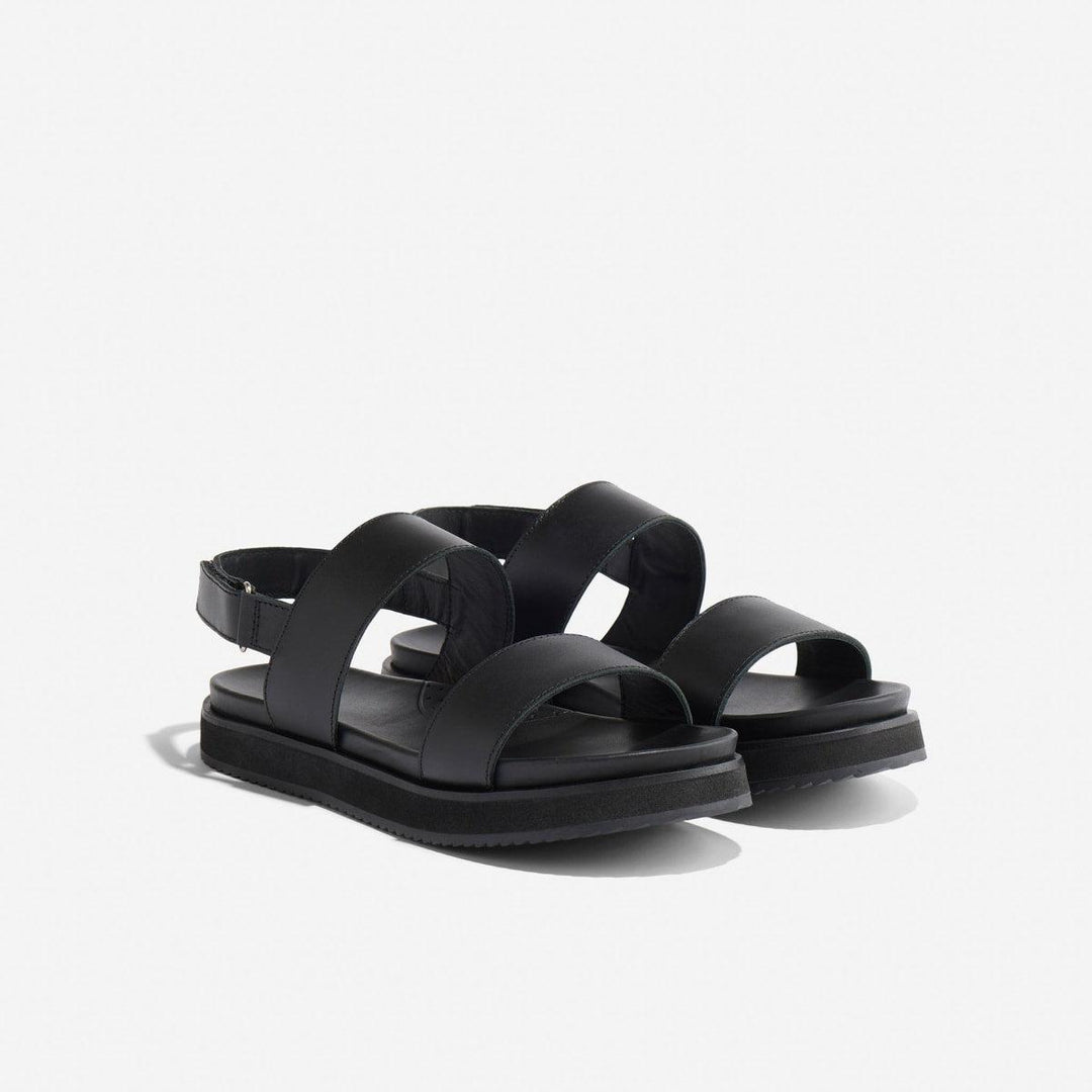 Go-To Flatform Sandal 1.0 - Black/Black - FINAL SALE