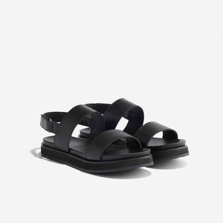 Go-To Flatform Sandal 1.0 - Black/Black - FINAL SALE