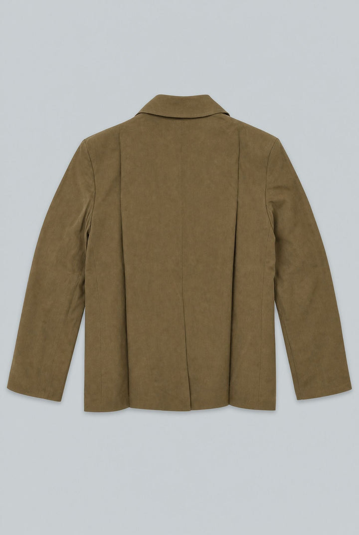 Oversized Classic Blazer - Army
