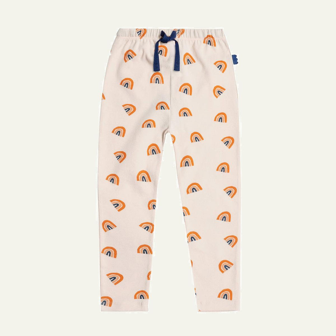 Rainbow Kid Leggings - Soft Pink/multi