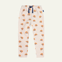 Rainbow Kid Leggings - Soft Pink/multi